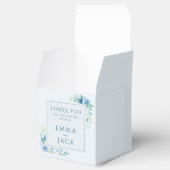 Ballotins Elégant bleu vert noms mariage (Ouvert)