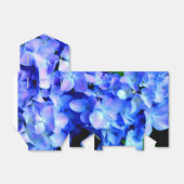 Ballotins Élégant bleu violet clair magenta hydrangée floral (Déplié)