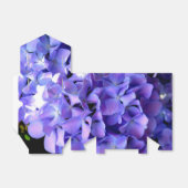 Ballotins Élégant bleu violet clair magenta hydrangée floral (Déplié)