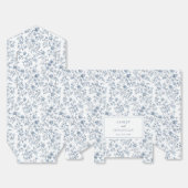 Ballotins Elegant Blue Chinoiserie Wedding (Déplié)