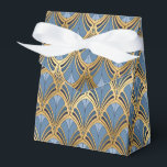 Ballotins Elégant Blue Gold Art Déco Motif Vintage<br><div class="desc">L'élégant Blue Gold Art Deco Vintage Motif Ballotins dispose d'un élégant motif Art déco en bleu et or. Parfait pour les fêtes,  événements,  mariages,  anniversaire,  Noël,  fête des mères,  Fête des pères,  fêtes et cadeaux d'entreprise,  Créé par Evco Studio www.zazzle.com/store/evcostudio</div>