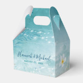 Ballotins Elégant Blue Turquoise Merci Starfish Beach Mariag (Arrière)