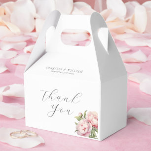 Ballotins Elégant Blush Floral Aquarelle Mariage blanc