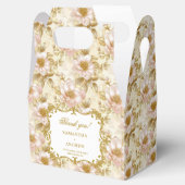 Ballotins Elégant Blush Gold Boho Wedding Favor Merci (Ouvert)