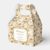 Ballotins Elégant Blush Gold Boho Wedding Favor Merci (Verso)