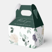 Ballotins Elégant Boho Emerald Green Mariage de feuillage (Arrière)