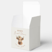 Ballotins Élégant Boho Highland Cow Shower de Mariée (Ouvert)