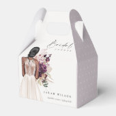 Ballotins Elegant Boho White Mariage Gown Fête des mariées (Arrière)