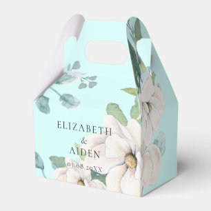 Ballotins Elégant Botanique Floral Aquarelle Mariage Bleu