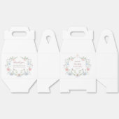 Ballotins Elégant cadre floral première communion Gable (Déplié)