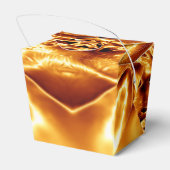 Ballotins Élégant Chic or cuivre Star de Noël brillant (Arrière)