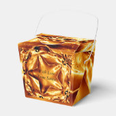 Ballotins Élégant Chic or cuivre Star de Noël brillant (Verso)