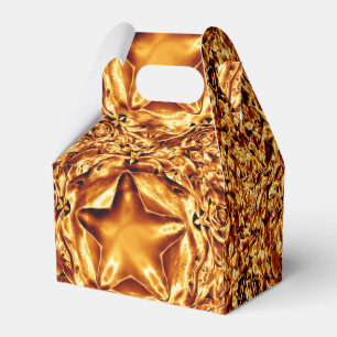 Ballotins Élégant Chic or cuivre Star de Noël brillant