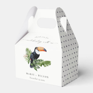 Ballotins Élégant Chic Tropical Rainforest Mariage Toucan