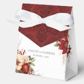 Ballotins Elegant Christmas Red Damask Floral (Recto)