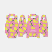 Ballotins Élégant citron rose boîte préférée (Déplié)