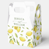 Ballotins Elégant citrons Aquarelle Mariage (Ouvert)