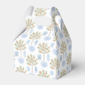 Ballotins Elégant Citrus bleu blanc Chine Mariage Merci (Arrière)