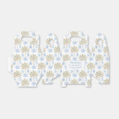 Ballotins Elégant Citrus bleu blanc Chine Mariage Merci (Déplié)