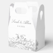 Ballotins Élégant classique Rococo Floral (Ouvert)