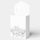 Ballotins Élégant classique Rococo Floral (Ouvert)