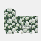 Ballotins Élégant classique vert botanique blanc floral (Déplié)