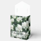 Ballotins Élégant classique vert botanique blanc floral (Ouvert)