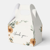 Ballotins Elegant Copper Earthy Botanical Beige Wedding (Arrière)