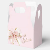Ballotins Elegant Coquette Pink & Gold Bow Sweet 16th  (Ouvert)