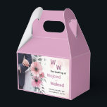 Ballotins Elegant Custom Favor Box for Weddings & Parties<br><div class="desc">Stylish small gable favor box, perfect for weddings, birthdays, baby showers, and special occasions. Crafted from premium card stock with full-color printing, this box adds elegance to your event. Dimensions: 4" x 2.5" x 5" – ideal for candies, mini gifts, or party favors. Ships flat, easy to assemble, and food-safe...</div>