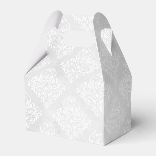 Ballotins Elegant Damask Personnaliser les noms Mariage (Arrière)