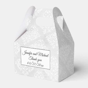 Ballotins Elegant Damask Personnaliser les noms Mariage