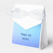 Ballotins Elégant design Blue Sparkle pour les invitations d (Verso)