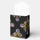 Ballotins Élégant Diamants d'Améthyste Violet Émeraude (Ouvert)