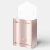 Ballotins Elégant doré rose vacances heureux (Ouvert)