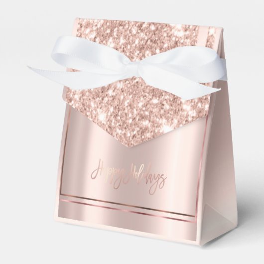 Ballotins Elégant doré rose vacances heureux (Verso)