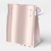 Ballotins Elégant doré rose vacances heureux (Arrière)