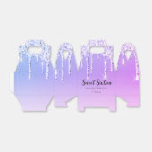 Ballotins élégant doux 16 parties scintillant à goutte d'arg (Déplié)