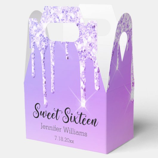 Ballotins élégant doux 16 parties scintillant à goutte d'arg (Ouvert)