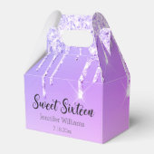 Ballotins élégant doux 16 parties scintillant à goutte d'arg (Verso)