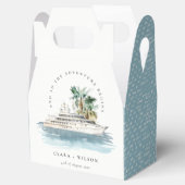 Ballotins Elégant Dusky Cruise Ship Palm Mariage marin (Ouvert)