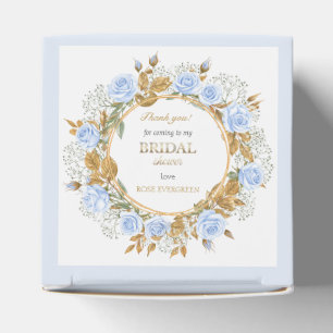 Ballotins Elégant Dusty Blue Roses et bébé’s Breathe
