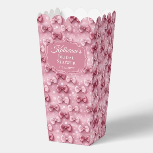 Ballotins Élégant et Fantaisiste Rubans Coquette Rose Mariag (Recto)