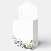 Ballotins Elégant Eucalyptus Aquarelle Mariage de verdure (Ouvert)