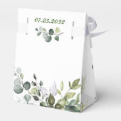 Ballotins Elégant Eucalyptus Aquarelle Mariage de verdure (Arrière)