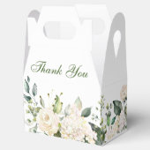 Ballotins Elégant Eucalyptus blanc Blush Hydrangea (Ouvert)