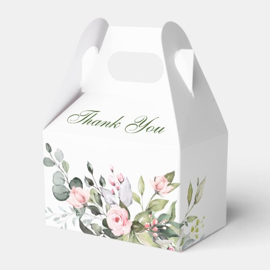 Ballotins Elégant Eucalyptus Blush Rose verdure (Verso)