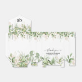 Ballotins Elégant Eucalyptus Mariage Favor Box (Déplié)