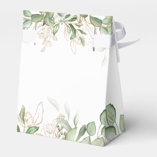 Ballotins Elégant Eucalyptus Mariage Favor Box (Arrière)