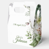 Ballotins Élégant Feuille de forêt rustique Ballotin de call (Ouvert)